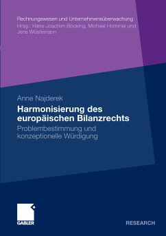Harmonisierung des europäischen Bilanzrechts (eBook, PDF) - Najderek, Anne