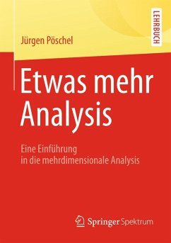 Etwas mehr Analysis (eBook, PDF) - Pöschel, Jürgen