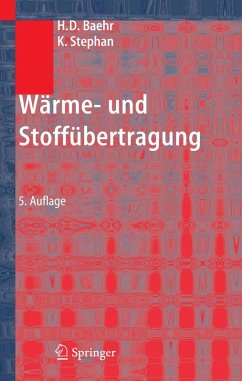 Wärme- und Stoffübertragung (eBook, PDF) - Baehr, Hans Dieter; Stephan, Karl