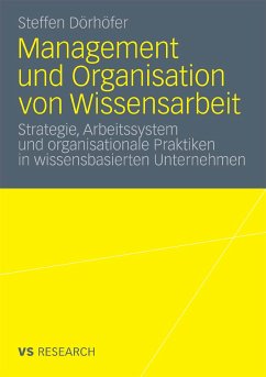 Management und Organisation von Wissensarbeit (eBook, PDF) - Dörhöfer, Steffen Daniel