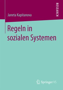 Regeln in sozialen Systemen (eBook, PDF) - Kapitanova, Janeta