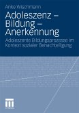 Adoleszenz - Bildung - Anerkennung (eBook, PDF)