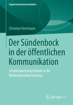 Der Sündenbock in der öffentlichen Kommunikation (eBook, PDF) - Viertmann, Christine