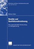 Rendite und Qualitätswahrnehmung (eBook, PDF)