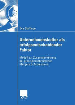 Unternehmenskultur als erfolgsentscheidender Faktor (eBook, PDF) - Schatz, Eva