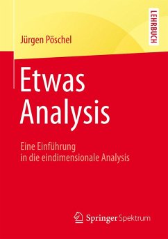 Etwas Analysis (eBook, PDF) - Pöschel, Jürgen