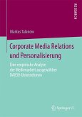 Corporate Media Relations und Personalisierung (eBook, PDF)