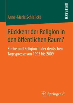 Cover Rückkehr der Religion in den öffentlichen Raum? (eBook, PDF)