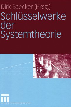 Schlüsselwerke der Systemtheorie (eBook, PDF)