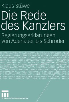 Die Rede des Kanzlers (eBook, PDF) - Stüwe, Klaus