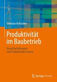 Produktivität im Baubetrieb (eBook, PDF)
