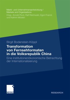Transformation von Fernsehformaten in die Volksrepublik China (eBook, PDF) - Bodenstein-Koeppl, Birgit