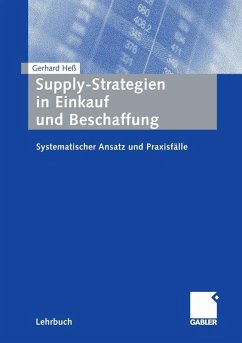 Supply-Strategien in Einkauf und Beschaffung (eBook, PDF) - Heß, Gerhard