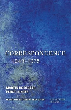 Correspondence 1949-1975 - Heidegger, Martin; Junger, Ernst