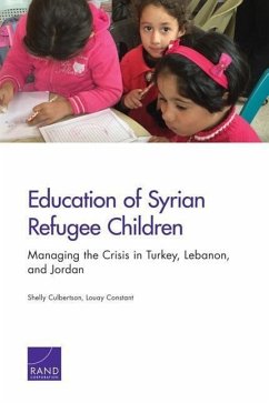 Education of Syrian Refugee Children - Culbertson, Shelly; Constant, Louay