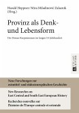 Provinz als Denk- und Lebensform