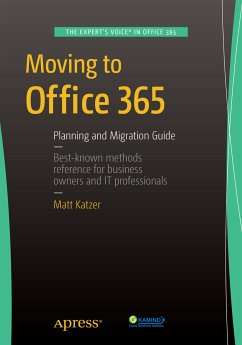 Moving to Office 365 (eBook, PDF) - Katzer, Matthew