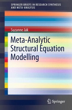 Meta-Analytic Structural Equation Modelling (eBook, PDF) - Jak, Suzanne