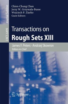 Cover Transactions on Rough Sets XIII (eBook, PDF)