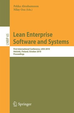 Lean Enterprise Software and Systems (eBook, PDF)
