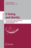 E-Voting and Identity (eBook, PDF)