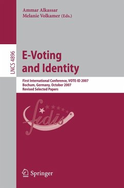 Cover E-Voting and Identity (eBook, PDF)