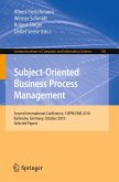 Subject-Oriented Business Process Management (eBook, PDF)