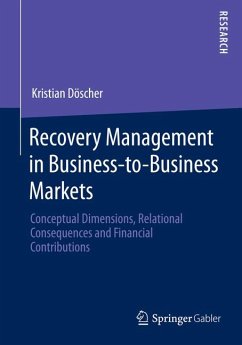 Recovery Management in Business-to-Business Markets (eBook, PDF) - Döscher, Kristian