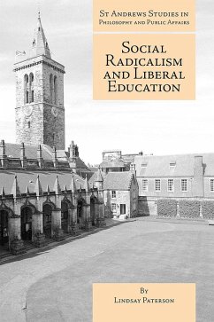 Cover Social Radicalism and Liberal Education (eBook, ePUB)