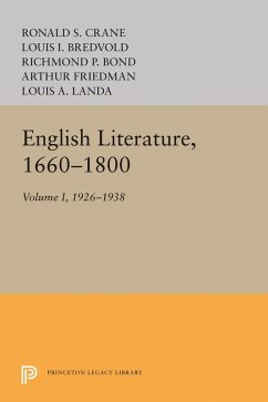 English Literature, Volume 1 (eBook, PDF) - Landa, Louis A.