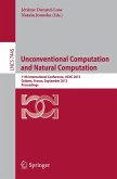 Unconventional Computation and Natural Computation (eBook, PDF)