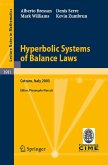 Hyperbolic Systems of Balance Laws (eBook, PDF)