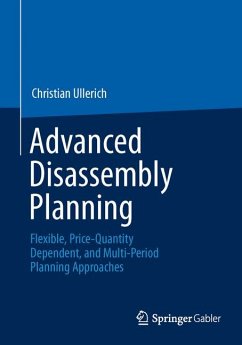 Advanced Disassembly Planning (eBook, PDF) - Ullerich, Christian