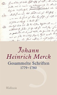 Gesammelte Schriften 1779-1780 - Merck, Johann Heinrich