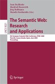 The Semantic Web: Research and Applications (eBook, PDF)