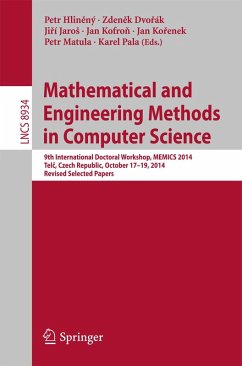 Cover Mathematical and Engineering Methods in Computer Science (eBook, PDF)