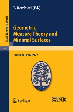 Geometric Measure Theory and Minimal Surfaces (eBook, PDF)