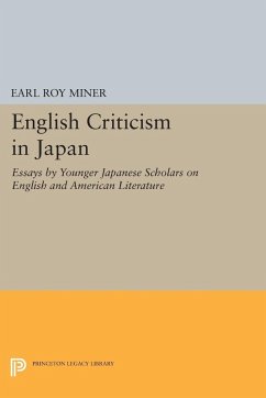 English Criticism in Japan (eBook, PDF) - Miner, Earl