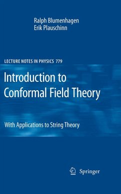 Introduction to Conformal Field Theory (eBook, PDF) - Blumenhagen, Ralph; Plauschinn, Erik