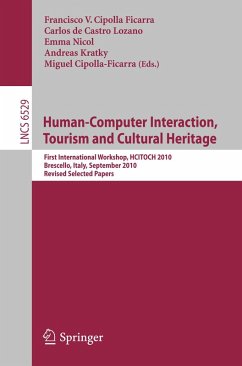 Cover Human Computer Interaction, Tourism and Cultural Heritage (eBook, PDF)