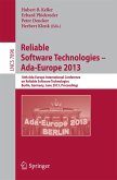 Reliable Software Technologies -- Ada-Europe 2013 (eBook, PDF)