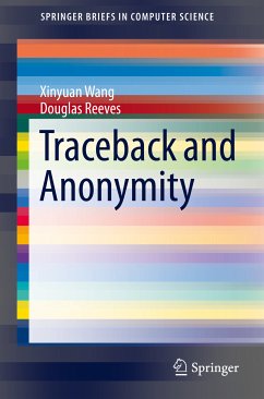 Traceback and Anonymity (eBook, PDF) - Wang, Xinyuan; Reeves, Douglas