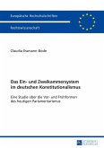 Das Ein- und Zweikammersystem im deutschen Konstitutionalismus