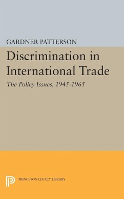 Cover Discrimination in International Trade, The Policy Issues (eBook, PDF)
