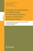Ontology, Conceptualization and Epistemology for Information Systems, Software Engineering and Service Science (eBook, PDF)