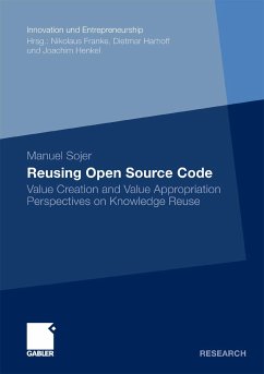 Reusing Open Source Code (eBook, PDF) - Sojer, Manuel