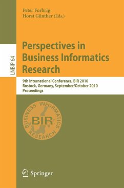 Perspectives in Business Informatics Research (eBook, PDF)