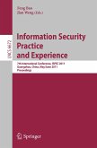 Information Security Practice and Experience (eBook, PDF)