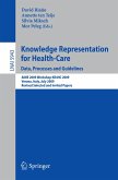 Knowledge Representation for Health-Care. Data, Processes and Guidelines (eBook, PDF)