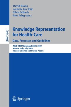 Cover Knowledge Representation for Health-Care. Data, Processes and Guidelines (eBook, PDF)